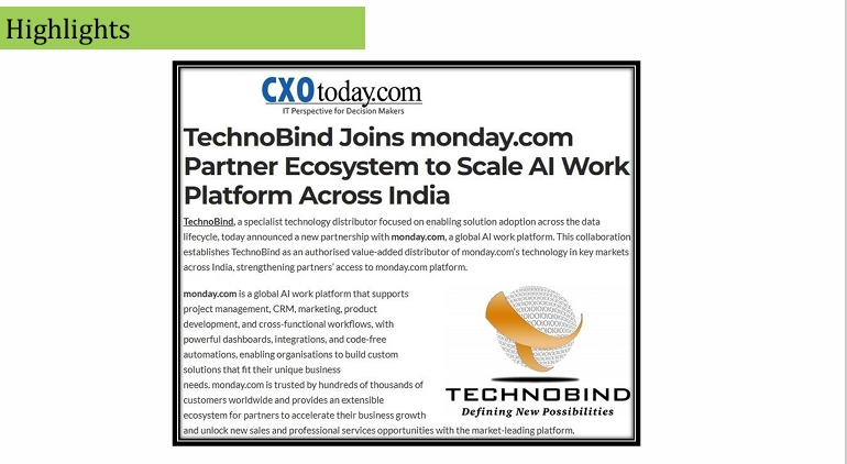 TechnoBind partners with monday.com to scale AI work platform across India